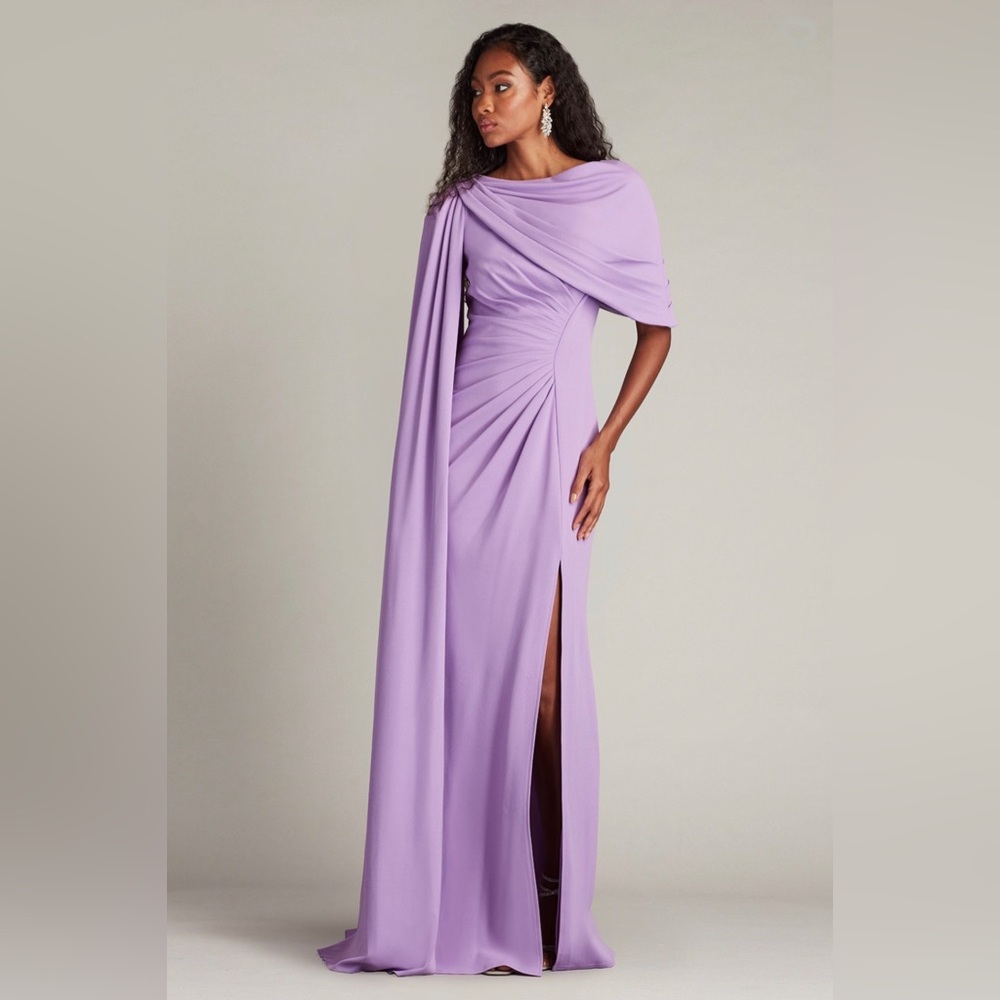 TADASHI SHOJI - ACADIA SHAWL DRAPED GOWN